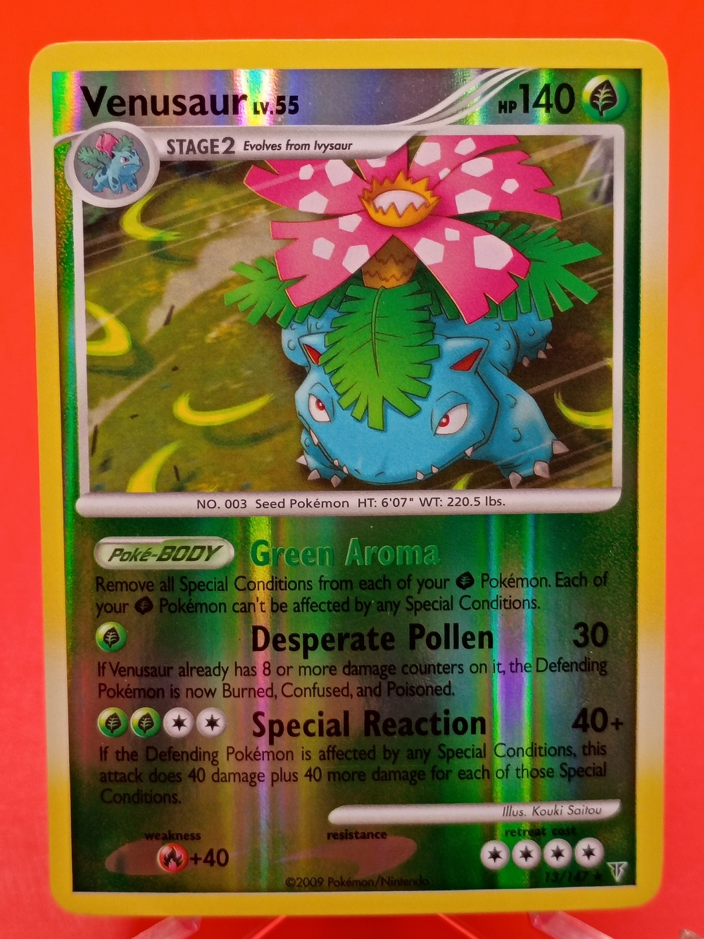 Venusaur 13/147 Platinum Supreme Victors Reverse Holo NM-LP Pokémon TCG